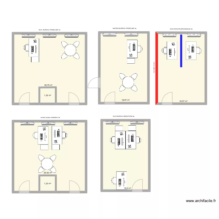 bureau future resp.frideline. Plan de 