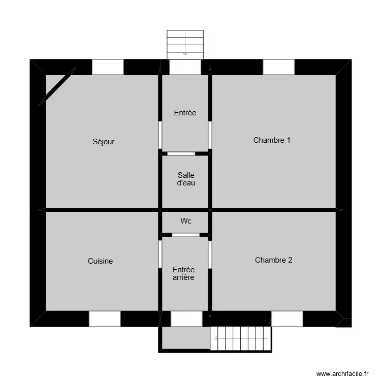 Nolleau edf. Plan de 10  et 75 m²