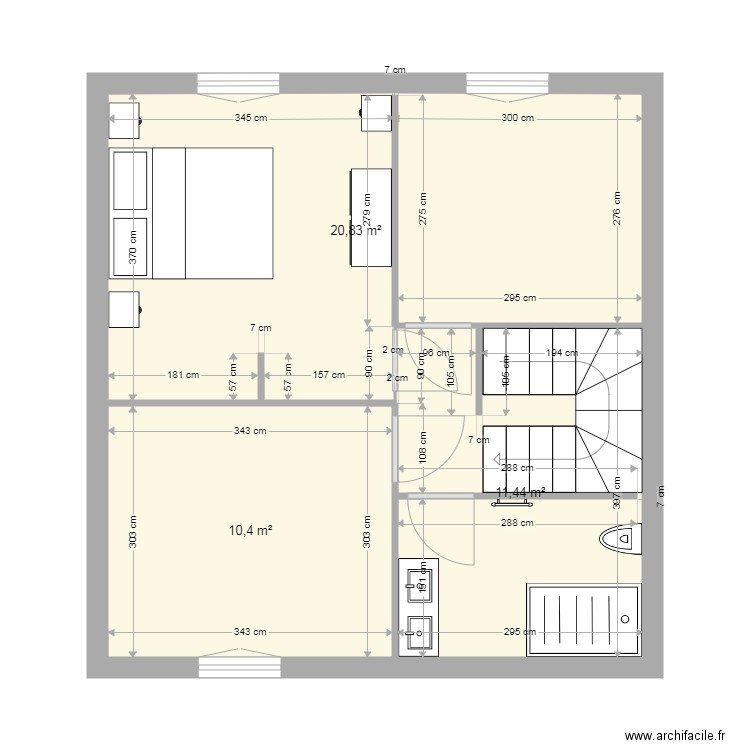 MAISON 2. Plan de 0 pièce et 0 m2