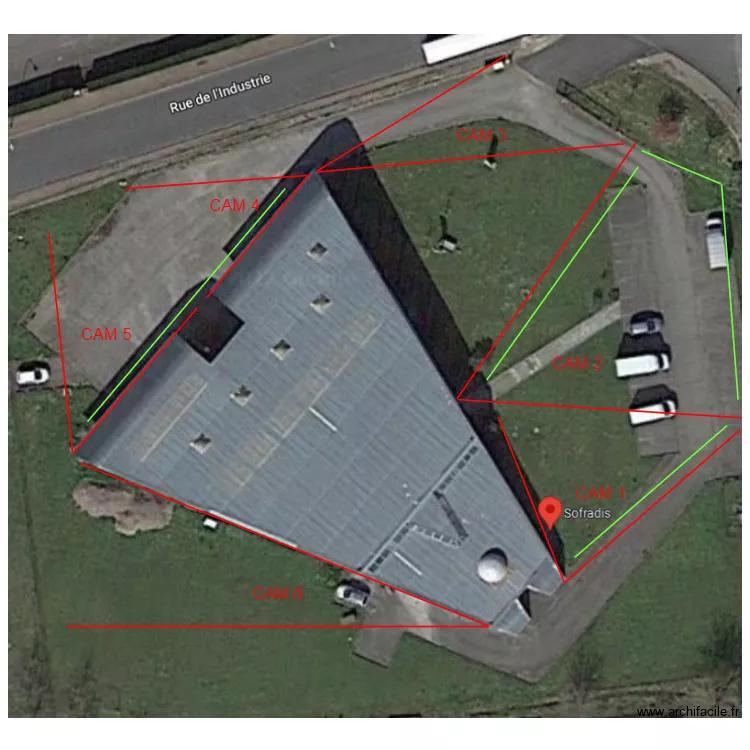 SOFRADIS JOIGNY. Plan de 