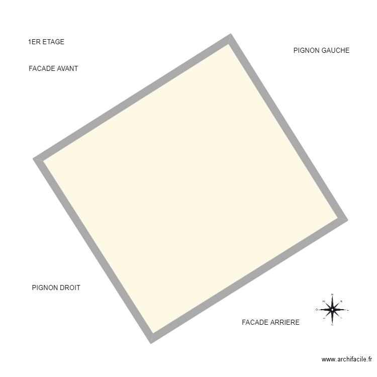 plan 1ER ETAGE Benmiloud . Plan de 0 pièce et 0 m2