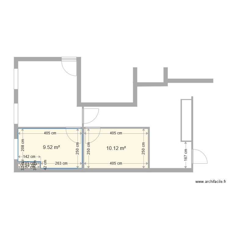 EDAP RDC 16 avril 2018 avec placard. Plan de 0 pièce et 0 m2