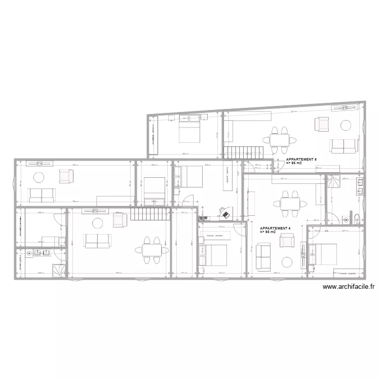 Immeuble R&eacute;almont R2 &eacute;tage dec 2019. Plan de 
