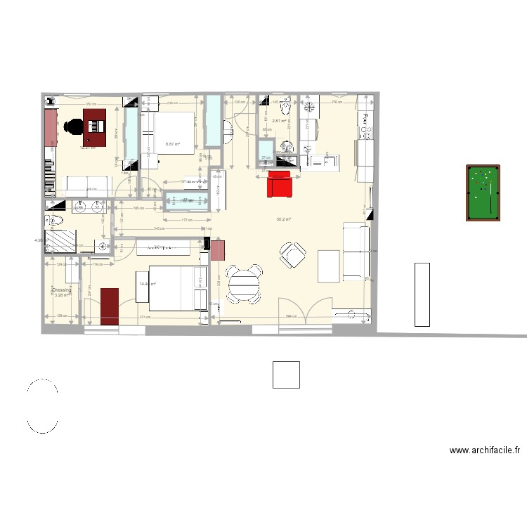 Plan appartement Crocki rev 13. Plan de 0 pièce et 0 m2