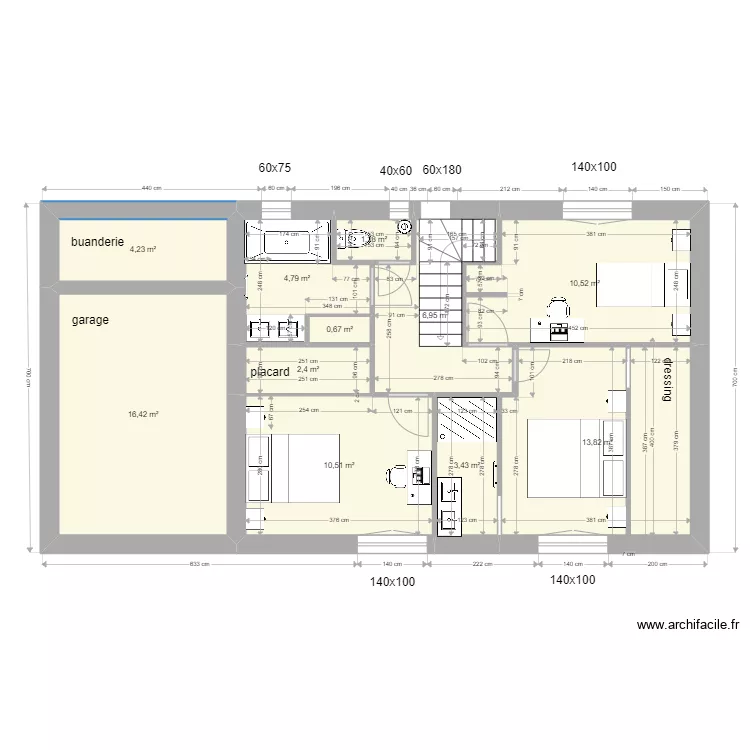 casa trets etage v5 final. Plan de casa trets etage v5 final. Plan de