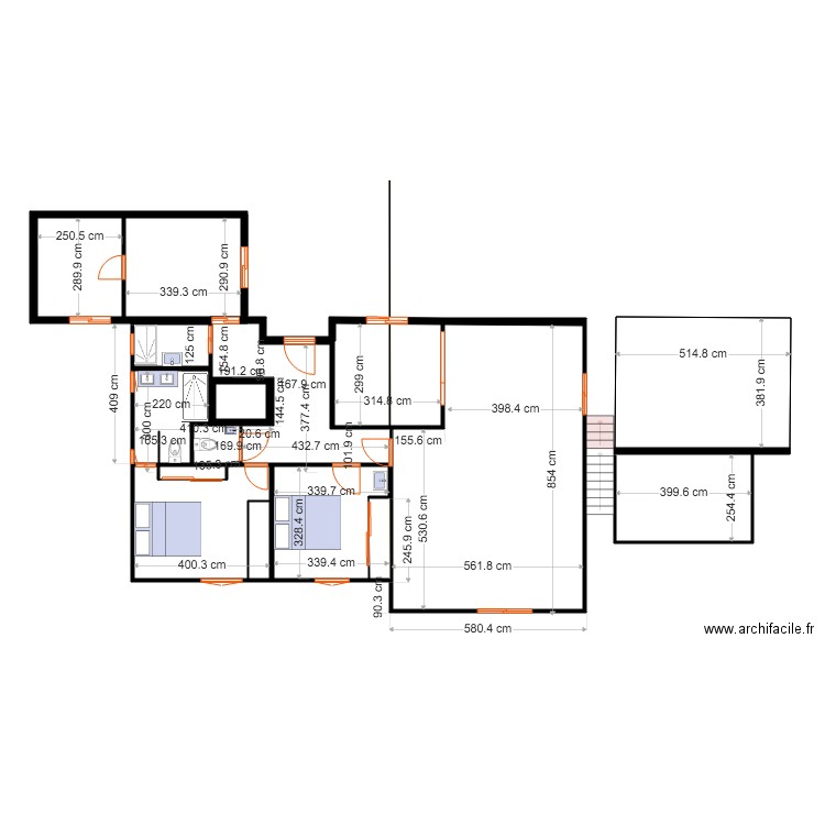 R  DE C MODIFIE 1. Plan de 0 pièce et 0 m2