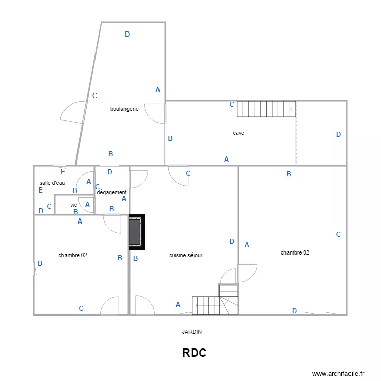 INDIVISION GUILLET DE LA BROSSE PB. Plan de INDIVISION GUILLET DE LA BROSSE PB. Plan de