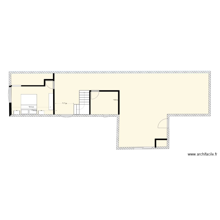 plan patrick walk in 1 DIM poud. Plan de 0 pièce et 0 m2