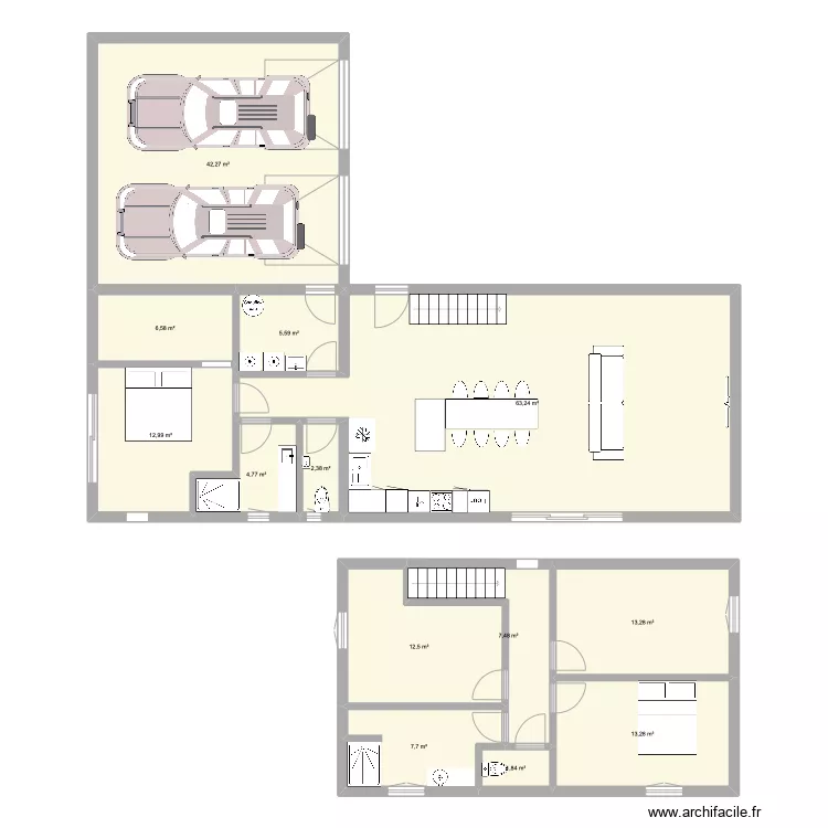 MAISON 160M2. Plan de 