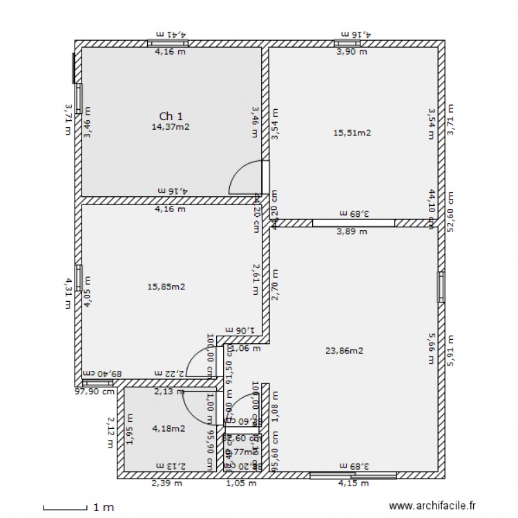 maison fini. Plan de 0 pièce et 0 m2
