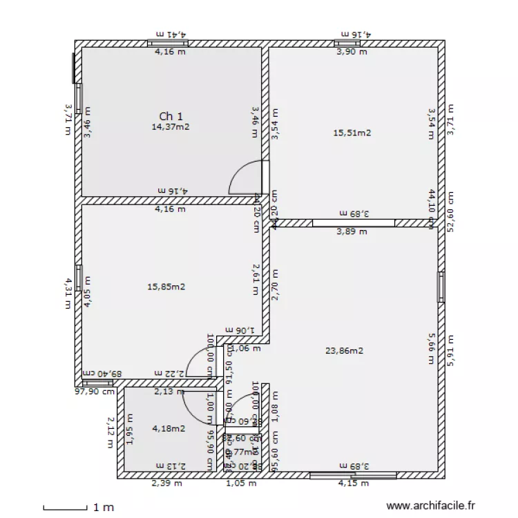 maison fini. Plan de maison fini. Plan de