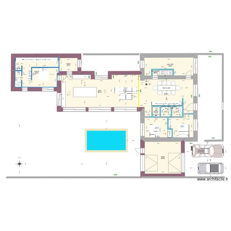 18 ECHO N°1 Papa. Plan de 12 pièces et 212 m2