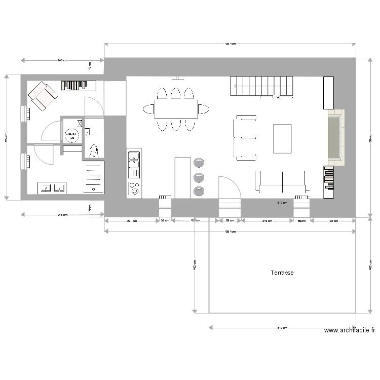 ameublement 3. Plan de 0 pièce et 0 m2