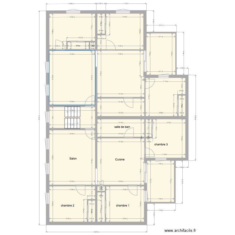 422 Victoria 3. Plan de 0 pièce et 0 m2