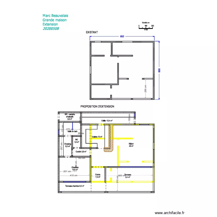 Prop Extension Michel 20200713. Plan de Prop Extension Michel 20200713. Plan de
