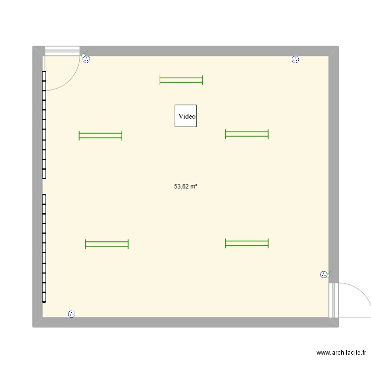 Salle 201. Plan de 0 pièce et 0 m2