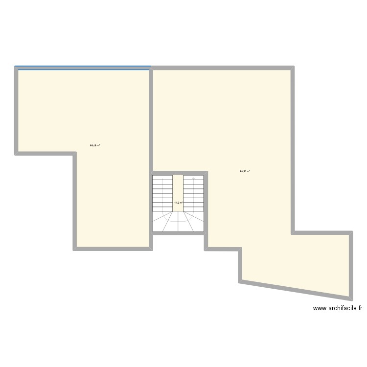 2 eme etage . Plan de 0 pièce et 0 m2