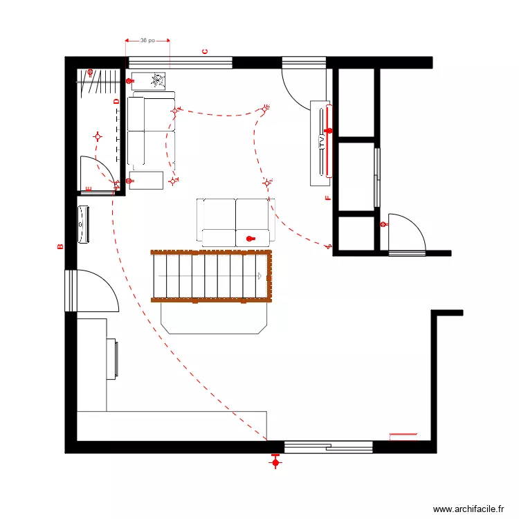 daigle electrique. Plan de 