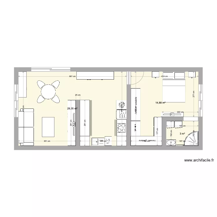 Am&eacute;nagement Garage. Plan de 