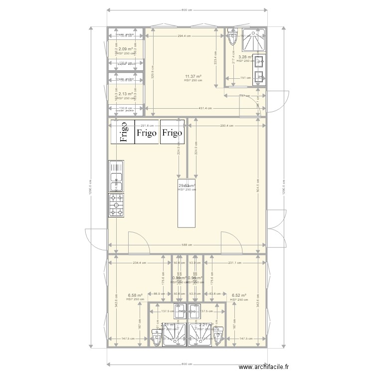 BUNGALOW EN BOIS. Plan de 0 pièce et 0 m2