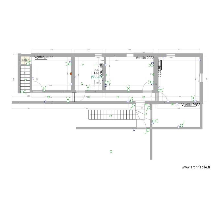 ch1 ch2. Plan de 0 pièce et 0 m2
