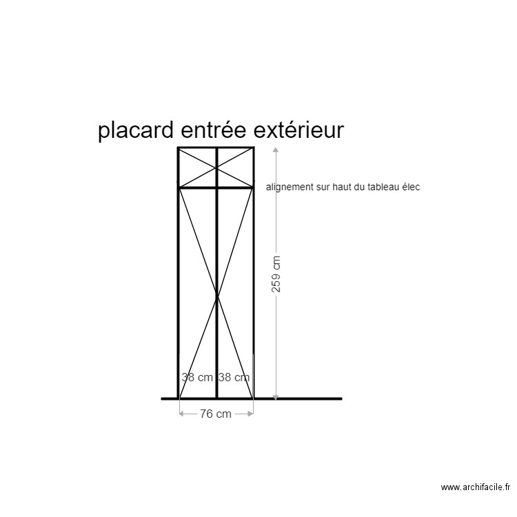 placard entrée alistair ext. Plan de 0 pièce et 0 m2