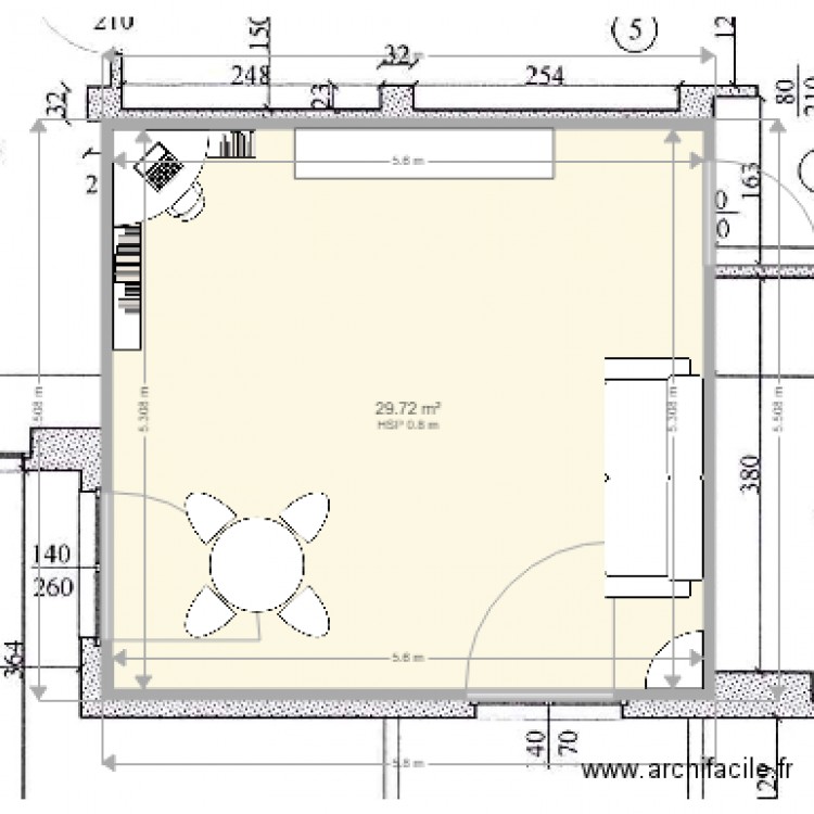 elisabetta. Plan de 0 pièce et 0 m2