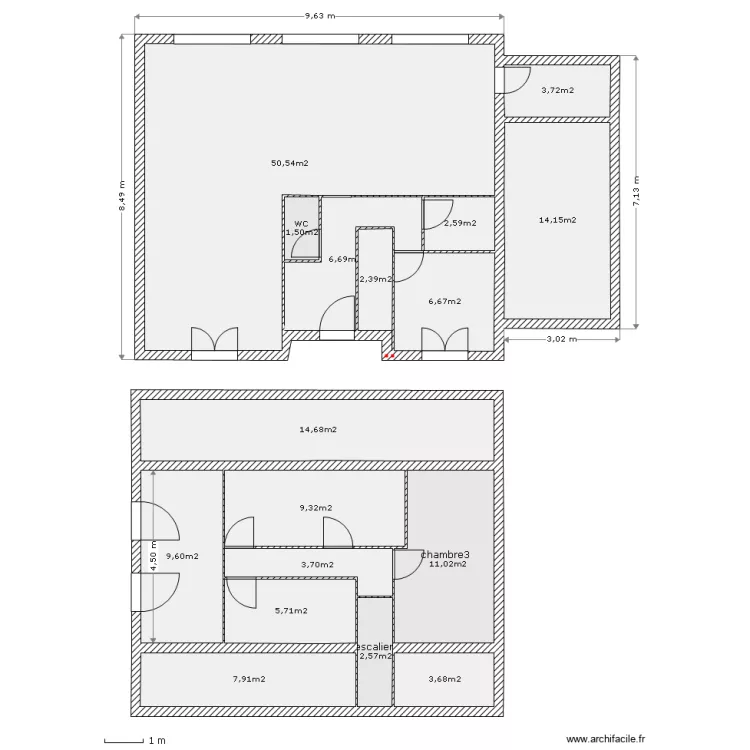 Durande. Plan de Durande. Plan de