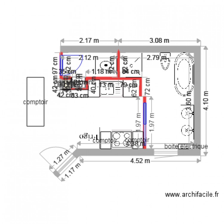 Option idéale. Plan de 0 pièce et 0 m2