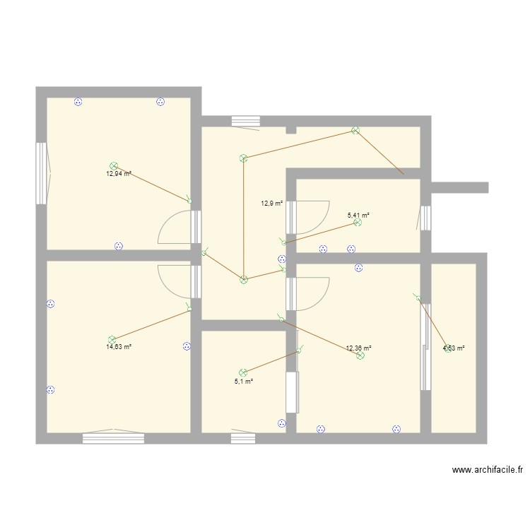 ELECTRICITE ET. Plan de 0 pièce et 0 m2