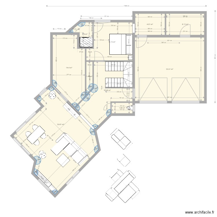 Lucinges v2. Plan de 0 pièce et 0 m2