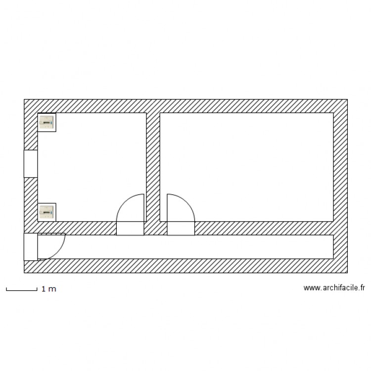 Rez de Chaussé Presbytere. Plan de 0 pièce et 0 m2