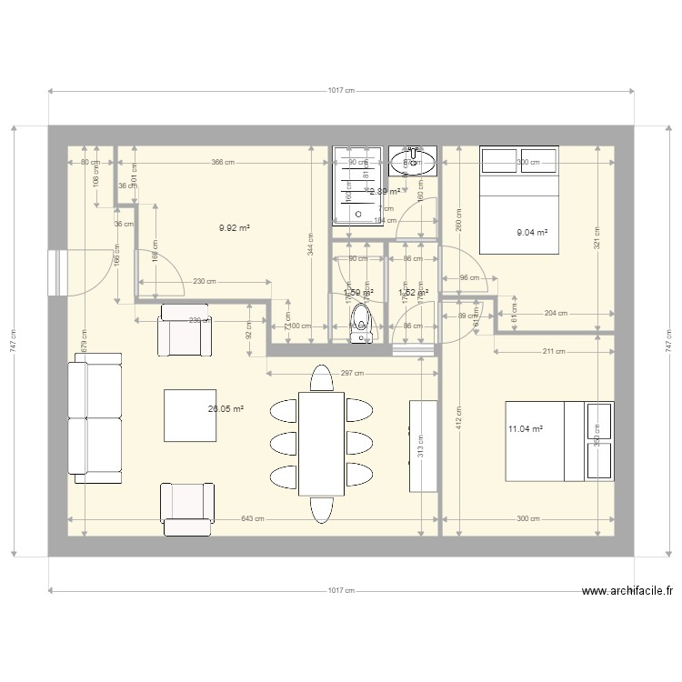 Maison garage. Plan de 0 pièce et 0 m2