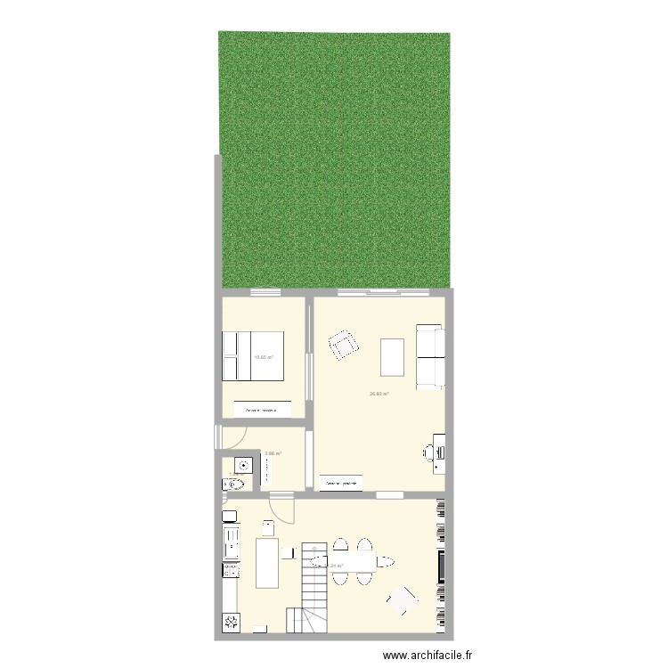 Extension1. Plan de 0 pièce et 0 m2