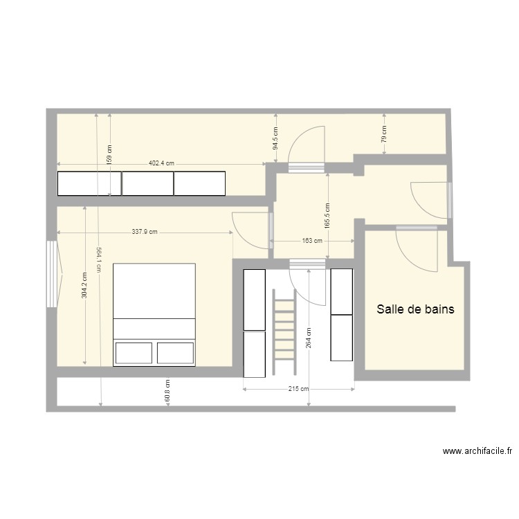 Chambre 2 premier. Plan de 0 pièce et 0 m2