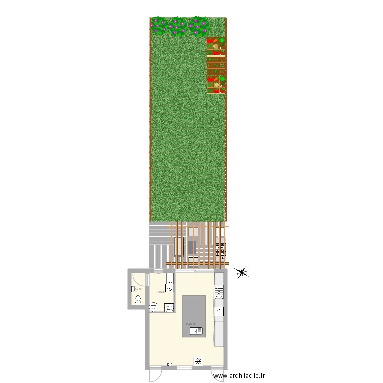 Cuisibe. Plan de 0 pièce et 0 m2