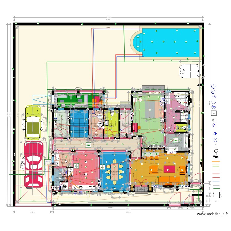 PLAN DIANE GONZAC1 MODIF3. Plan de 0 pièce et 0 m2