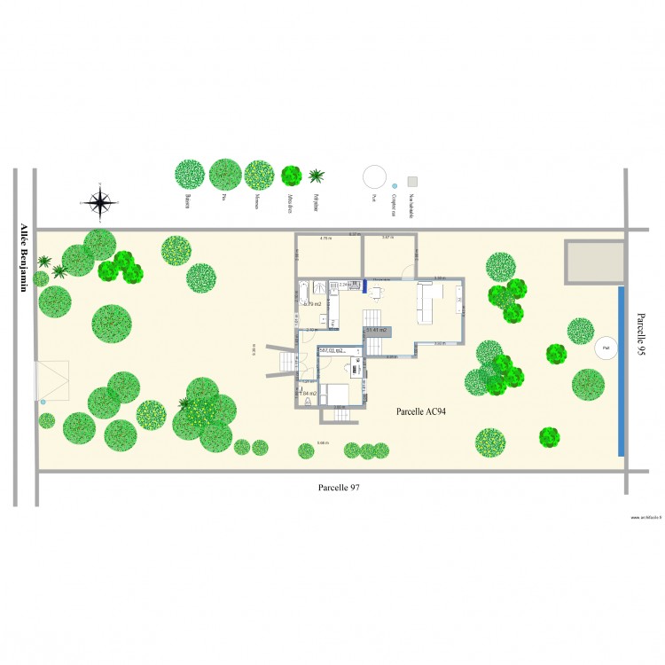 plan au mois de aout. Plan de 0 pièce et 0 m2