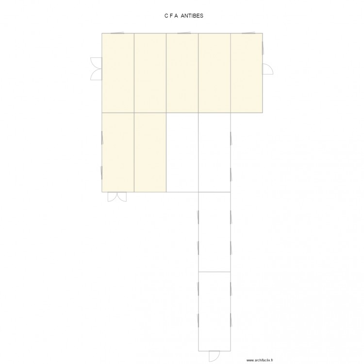 C F A ANTIBES. Plan de 0 pièce et 0 m2