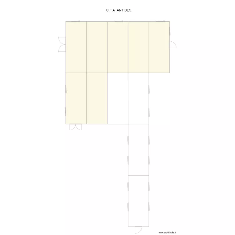 C F A ANTIBES. Plan de 