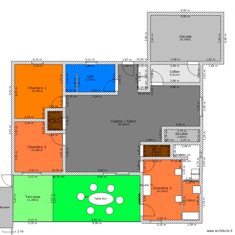 Maison . Plan de 0 pièce et 0 m2