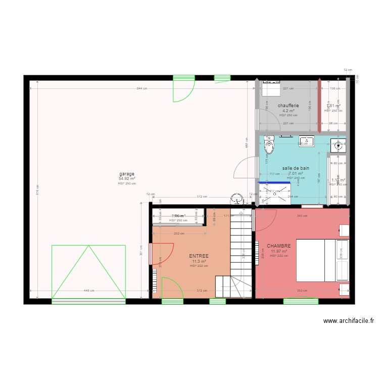 COUTAZ plan 1. Plan de 0 pièce et 0 m2