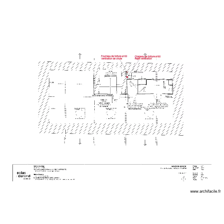 ROBIN_PLAN SORTIE TOITURE_R+2_WACK. Plan de ROBIN_PLAN SORTIE TOITURE_R+2_WACK. Plan de