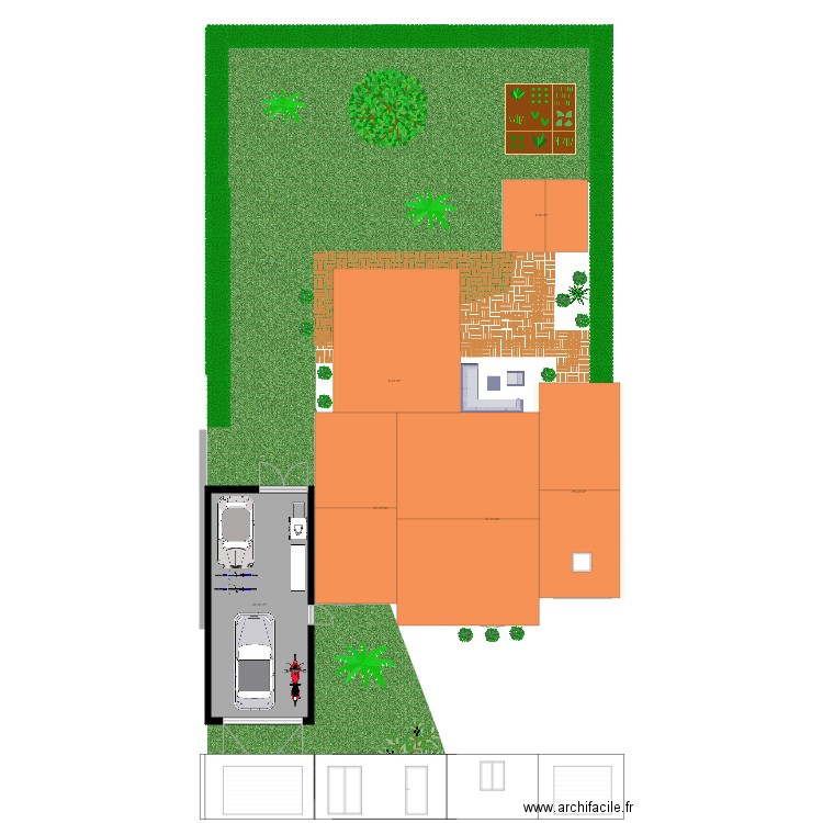Mo garage. Plan de 0 pièce et 0 m2
