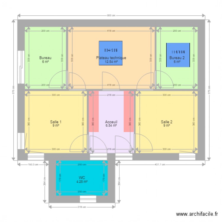 COULOMBEL. Plan de 0 pièce et 0 m2