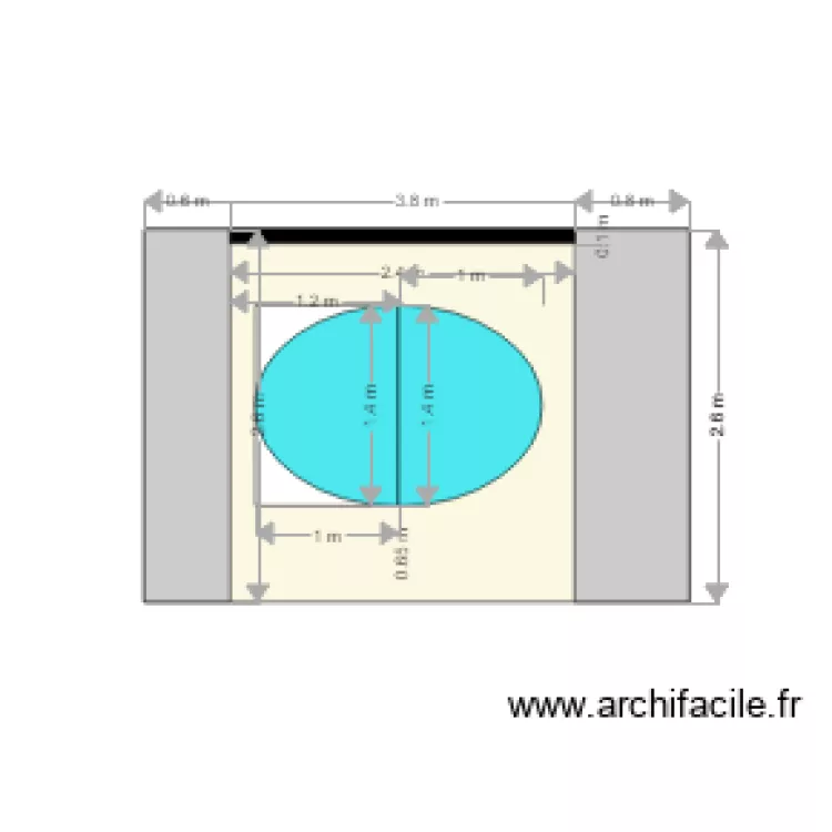 porte separation salon v7 petit ovale suite. Plan de 