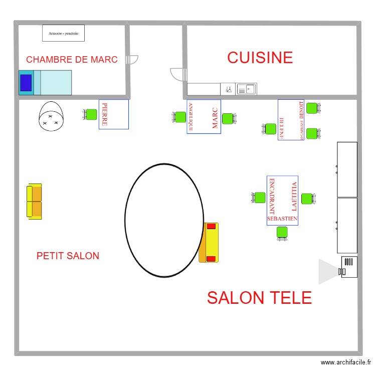 PLAN U2. Plan de 2 pièces et 433 m2