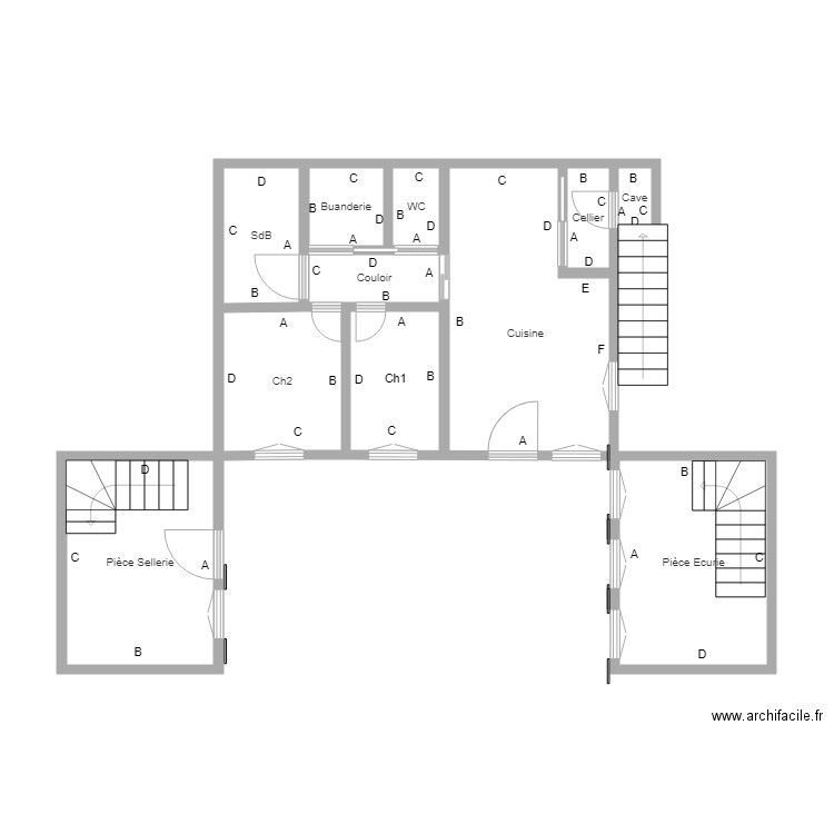 AC RDC PB. Plan de 0 pièce et 0 m2