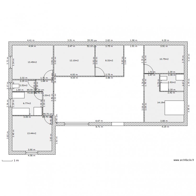 plan définitif. Plan de 0 pièce et 0 m2