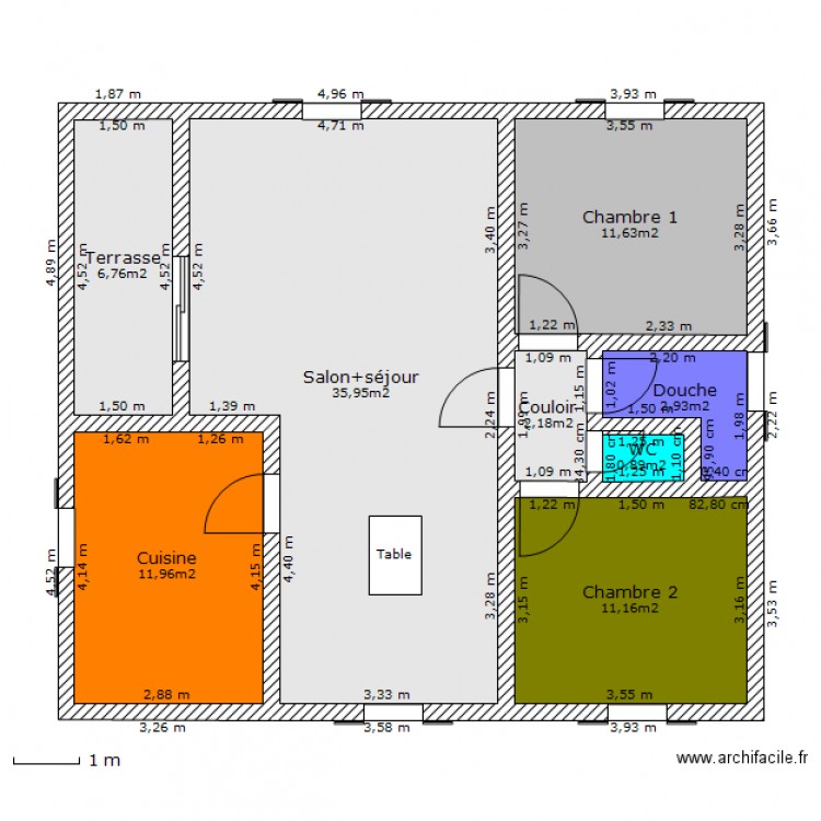 Case de passage A essai du logiciel. Plan de 0 pièce et 0 m2